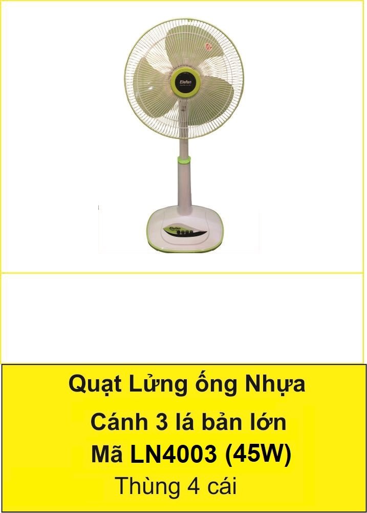 Quạt lửng nhựa Elefan LN4003