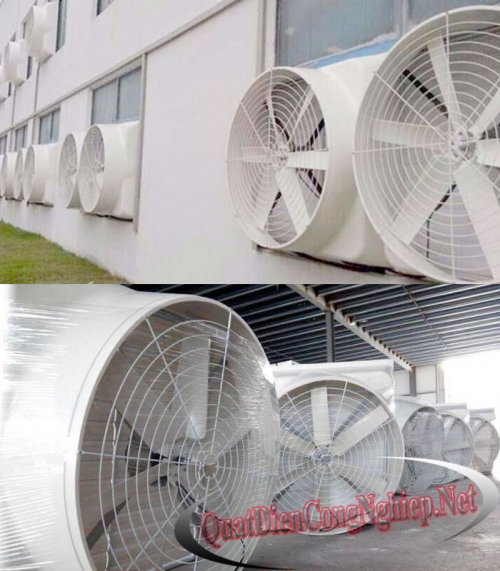 Quạt thông gió nhà xưởng vỏ bằng nhựa