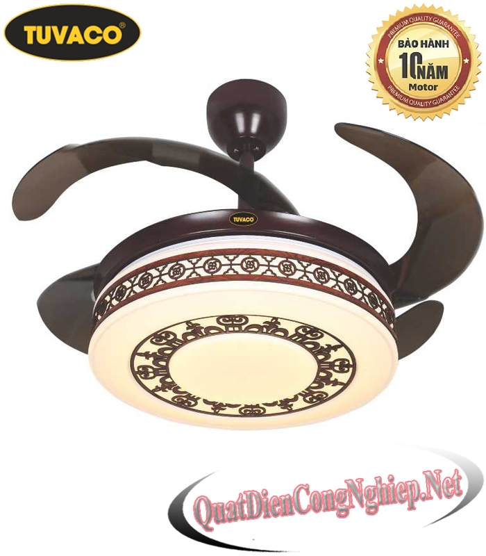 Quạt trần trang trí Tuvaco C600A7-27B