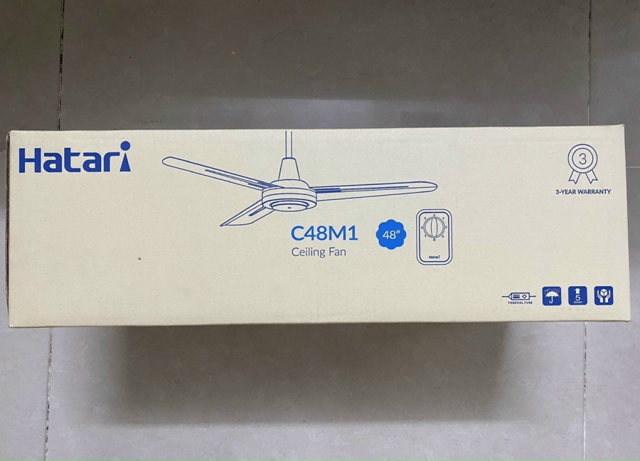 Quạt trần 3 cánh Hatari C48M1