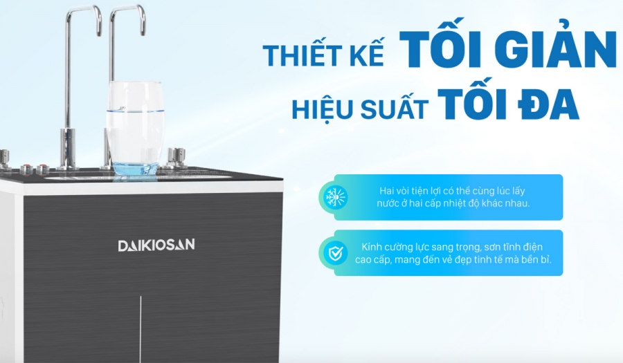 Máy lọc nước RO Daikiosan nóng nguội lạnh DSW-42810H