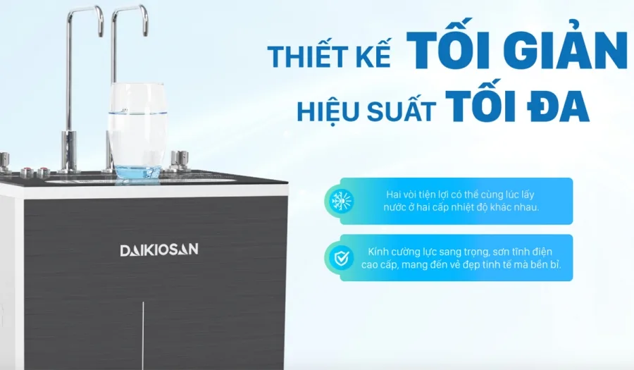 Máy lọc nước RO Daikiosan nóng nguội lạnh DSW-42810H