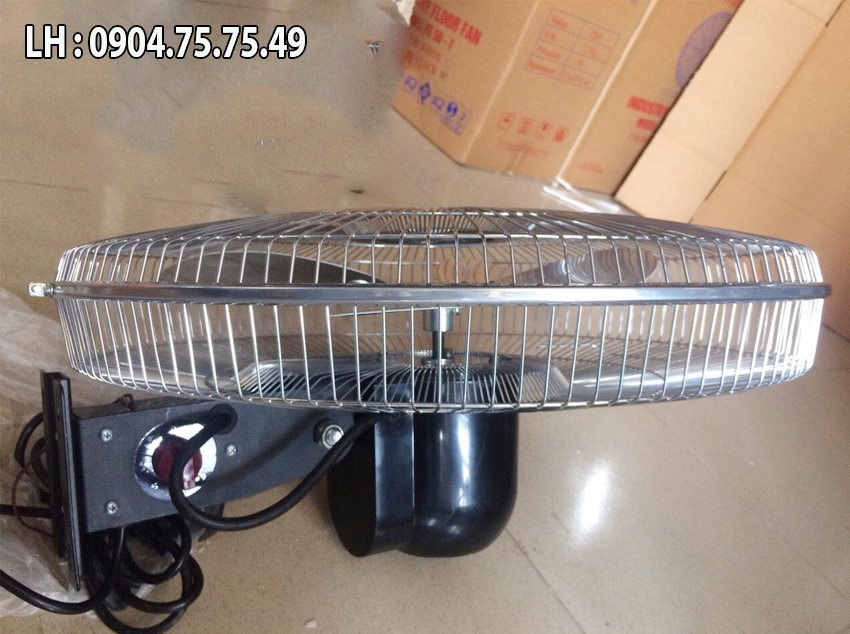 Quạt treo tường Deton CFDV-50W lồng xi mạ inox
