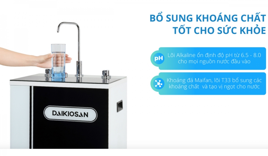 Máy lọc nước RO nóng nguội Daikiosan DSW-42210H3