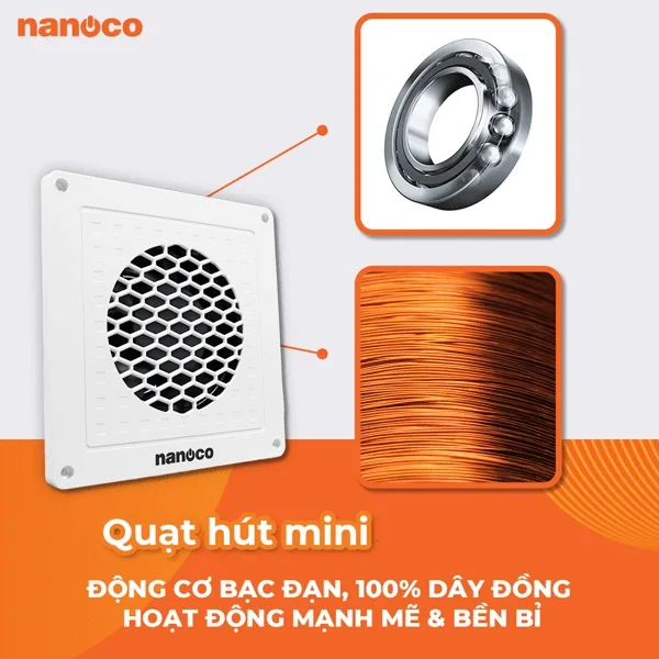 Quạt hút âm trần Nanoco NMV1421