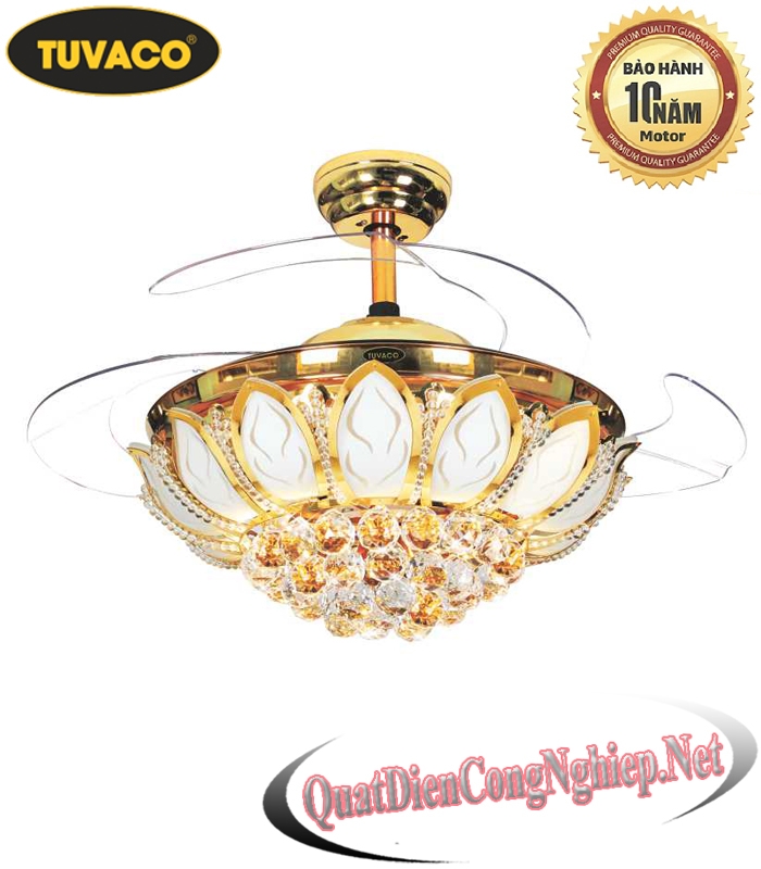 Quạt trần trang trí Tuvaco C600K1-32