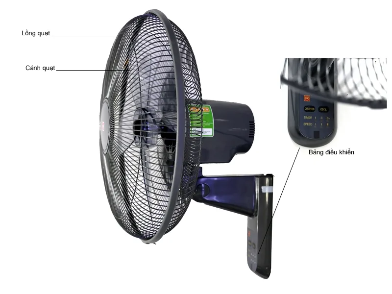 Quạt treo tường KDK M40M