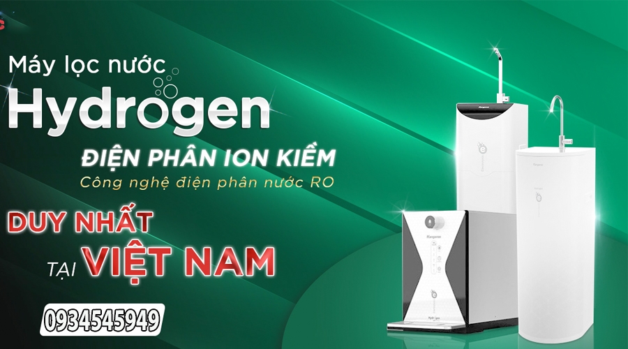 Máy lọc nước Kangaroo Hydrogen ion kiềm KG100EO