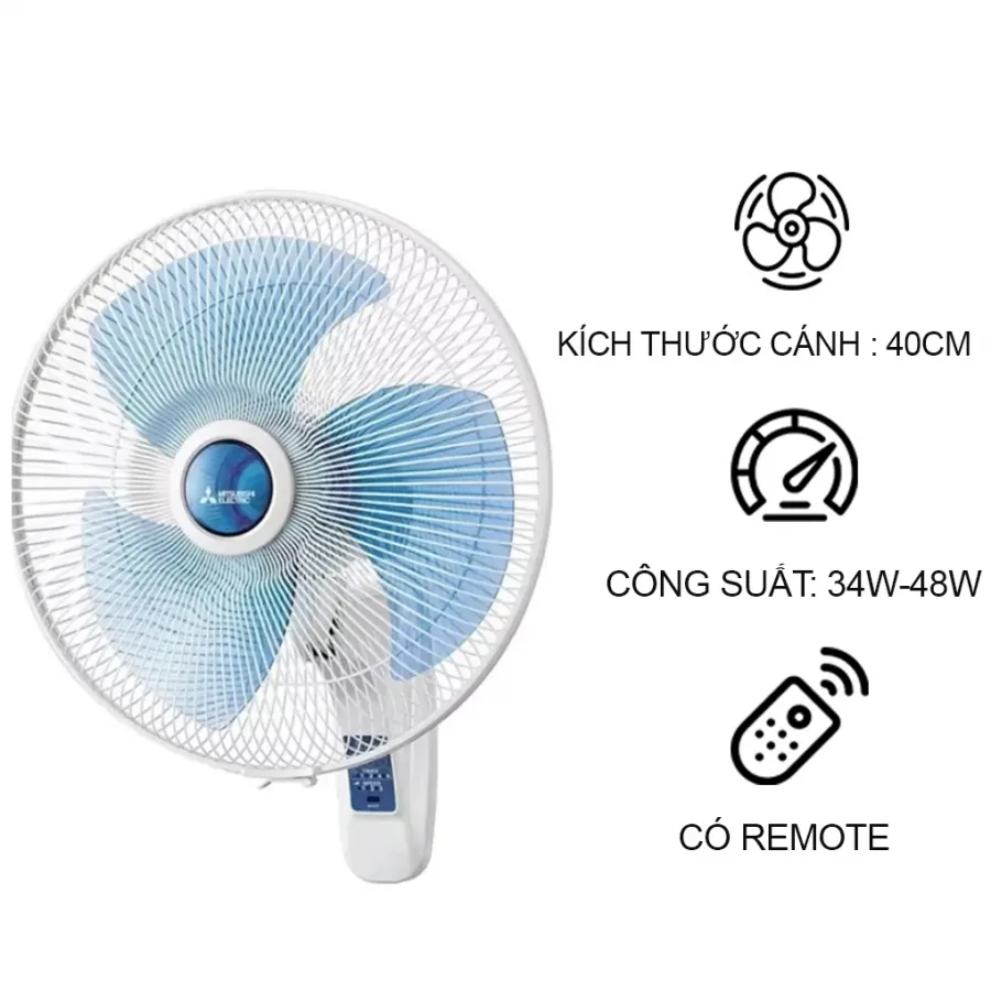 Quạt treo tường Mitsubishi W16-RA