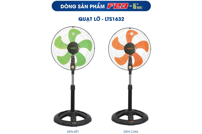 Quạt đứng lửng ống sắt Senko LTS1632