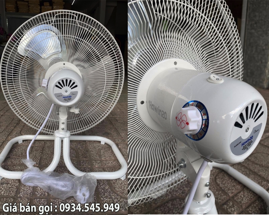 Quạt sàn chân quỳ Hawin20 HF20-50 (màu trắng)