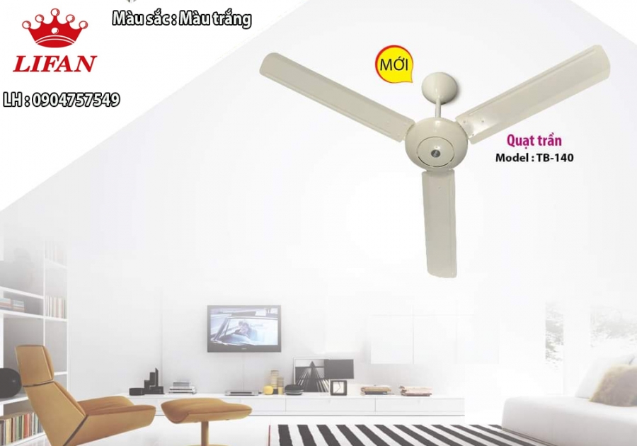 Quạt trần 3 cánh Lifan TB-140