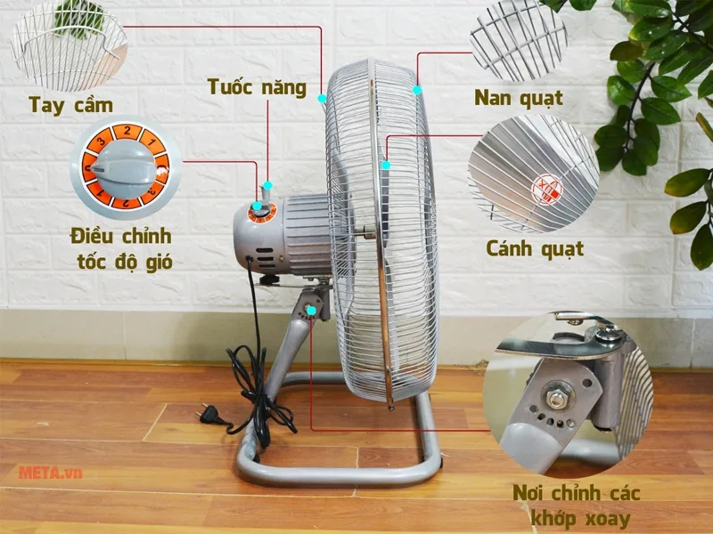Quạt Sàn Công Nghiệp Ching Hai FF9299