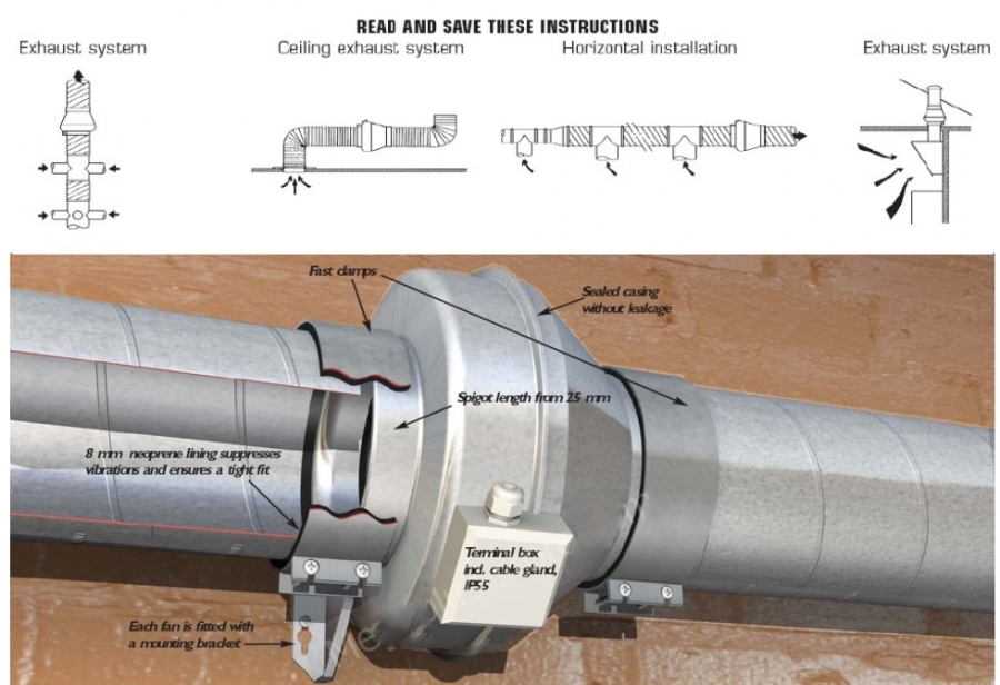 Quạt hút âm trần nối ống NANYOO DPT25-66B
