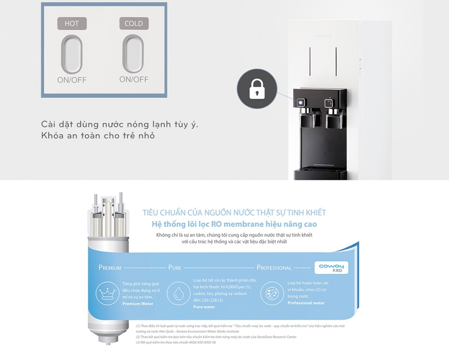 Máy lọc nước Coway HARRY (CHP-590R)