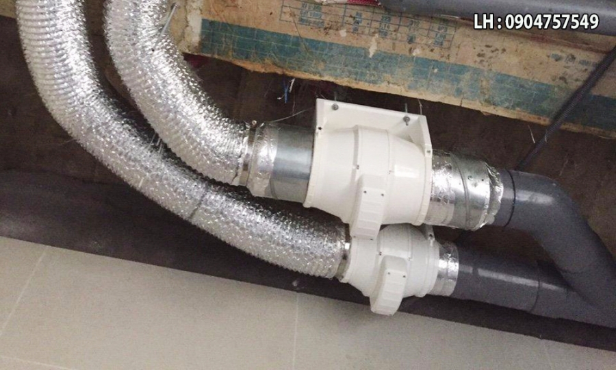 Quạt hút nối ống siêu âm Vorter TF-125
