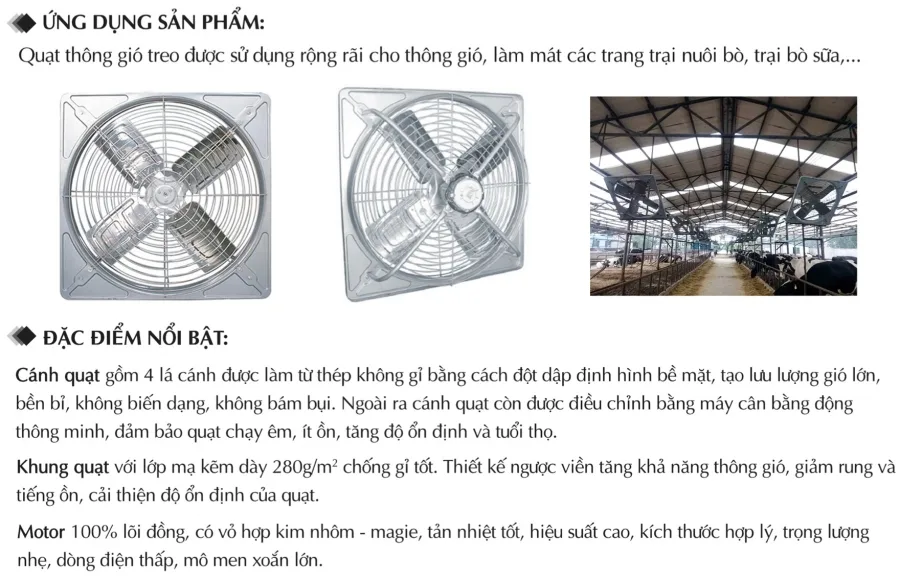 Quạt thổi mát cho trang trại AFan AFK1220TT