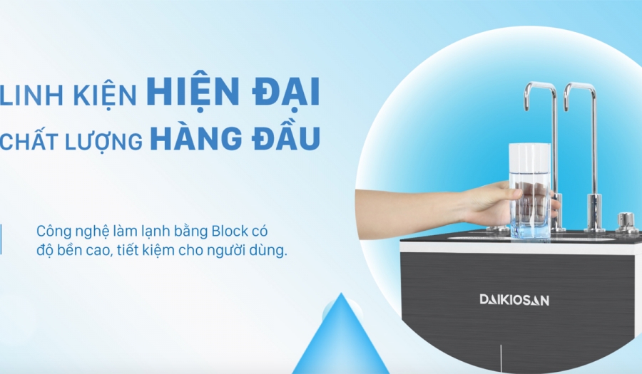 Máy lọc nước RO Daikiosan nóng nguội lạnh DSW-43710H