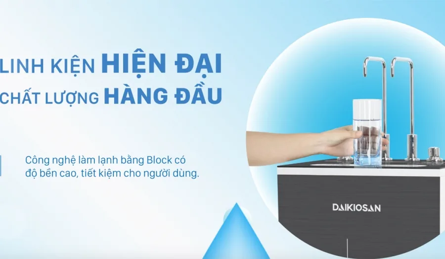 Máy lọc nước RO Daikiosan nóng nguội lạnh DSW-42810H