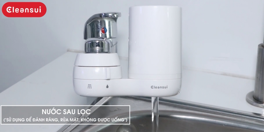 Thiết bị lọc nước lắp tại vòi CleanSui EF401