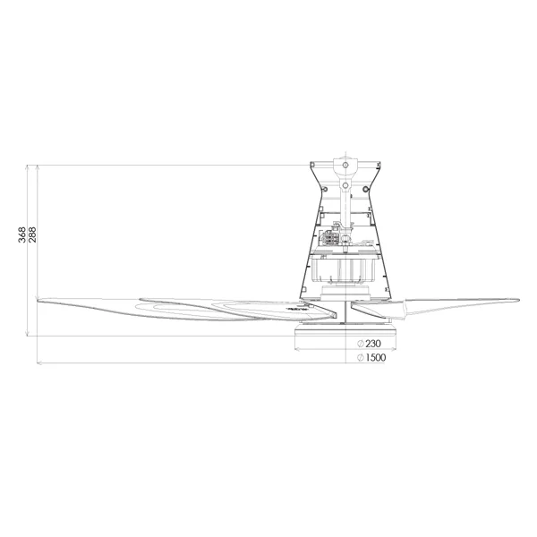 Quạt trần 5 cánh Panasonic F-60XDN