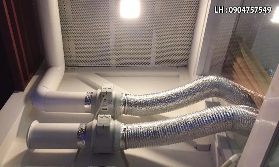 Quạt hút nối ống siêu âm Vortex TF-200