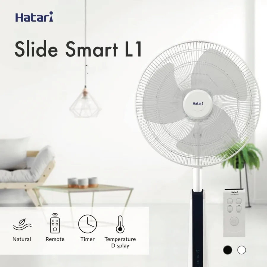 Quạt lửng Hatari SLIDE SMART L1