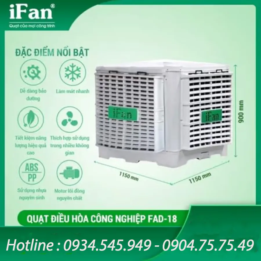 Máy Làm Mát Hơi Nước IFan FAD18