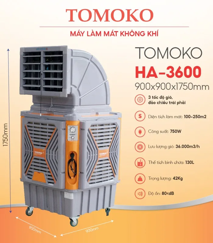 Máy làm mát Tomoko HA-3600