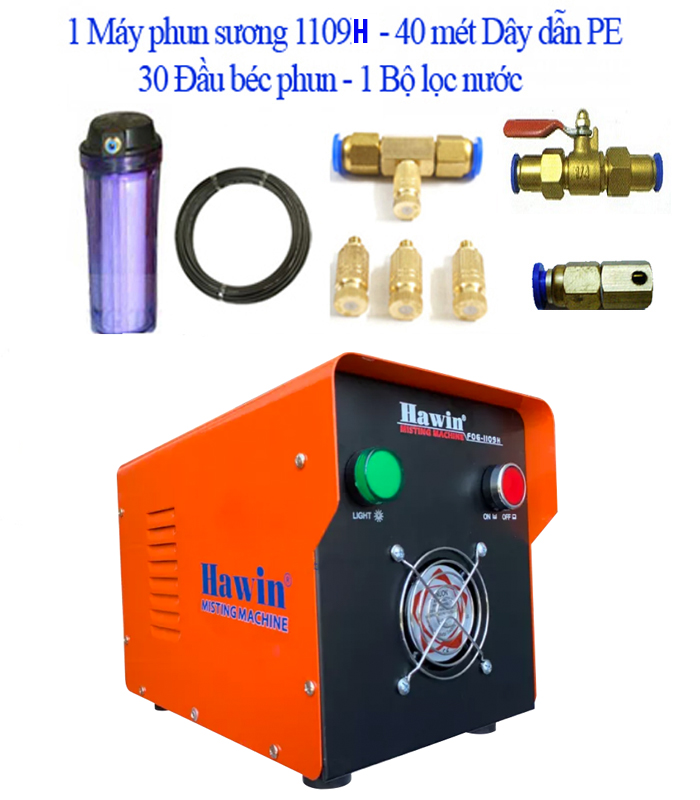 Máy phun sương Hawin FOG 1109H (trọn bộ)