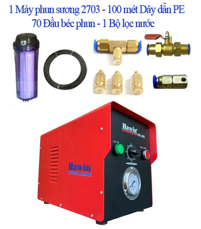 Máy phun sương Hawin FOG-2703 (trọn bộ)