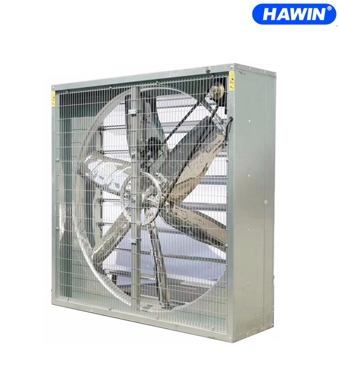 Quạt thông gió vuông cánh inox Ha.winco HSB 900