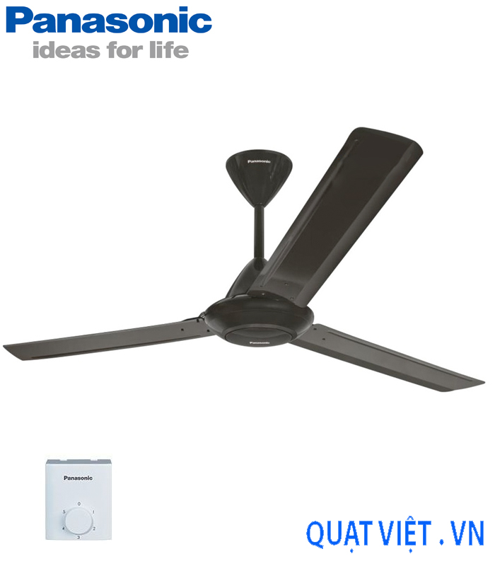 Quạt trần 3 cánh Panasonic F-60MZ2 (màu đen)