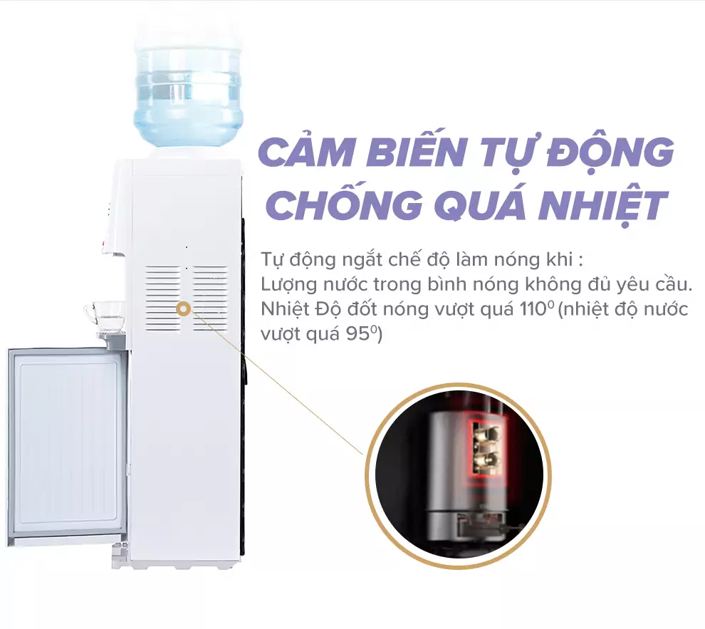 Cây nước nóng lạnh TrueHome TD-TC1740S