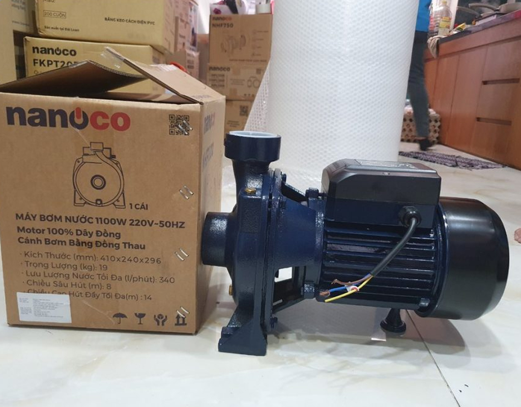 Máy bơm nước ly tâm Nanoco NHF1100