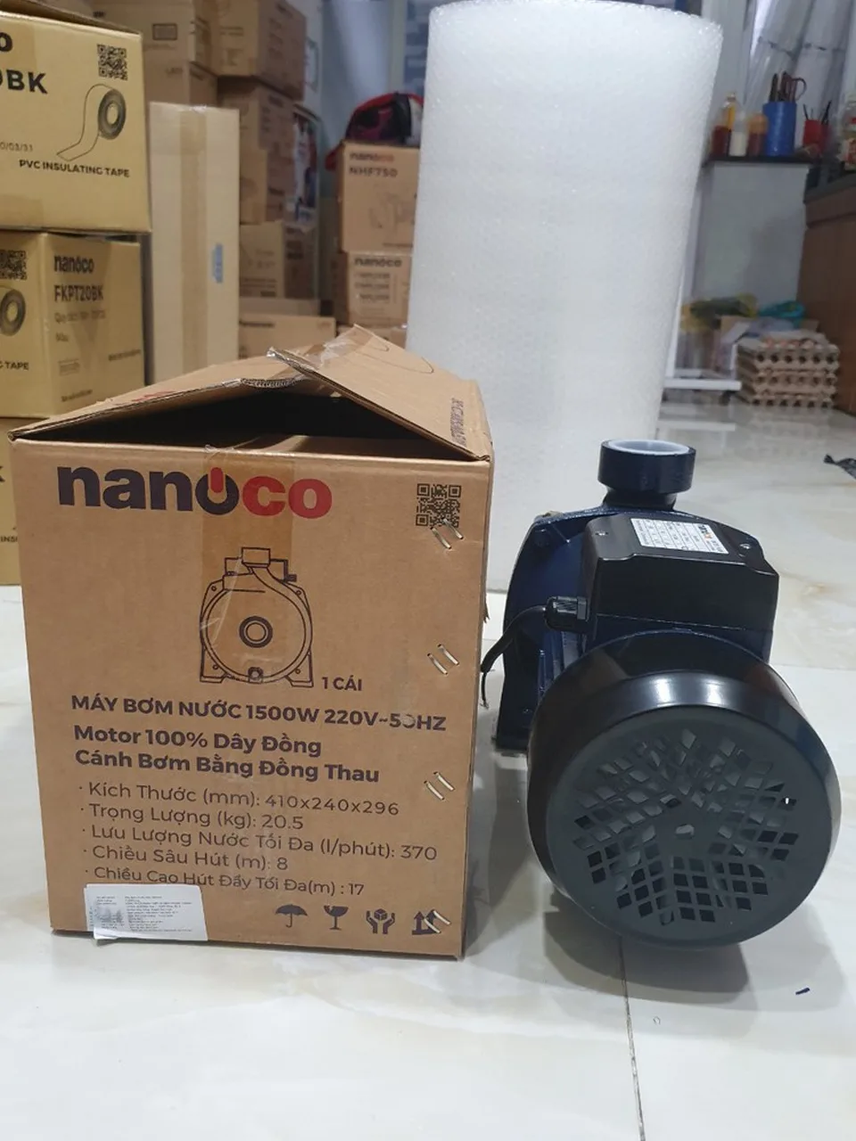 Máy bơm nước ly tâm Nanoco NHF1500