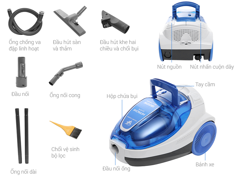 Máy hút bụi Hitachi  CV-SF18