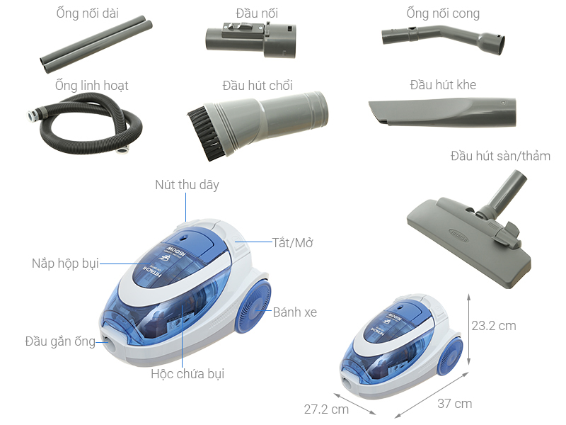 Máy hút bụi Hitachi CV-SH18E