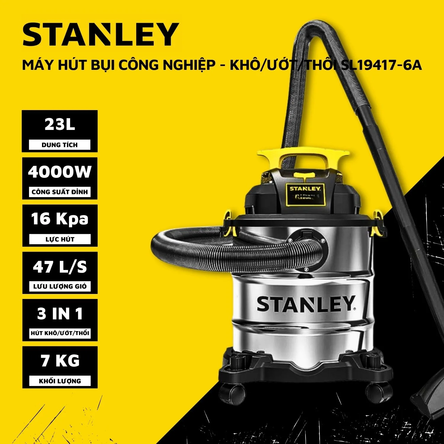 Máy hút bụi Stanley SL19417-6A
