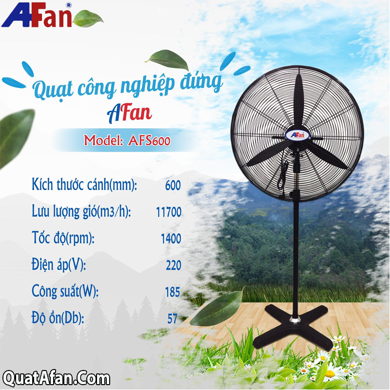 Quạt đứng công nghiệp AFan AFS-600