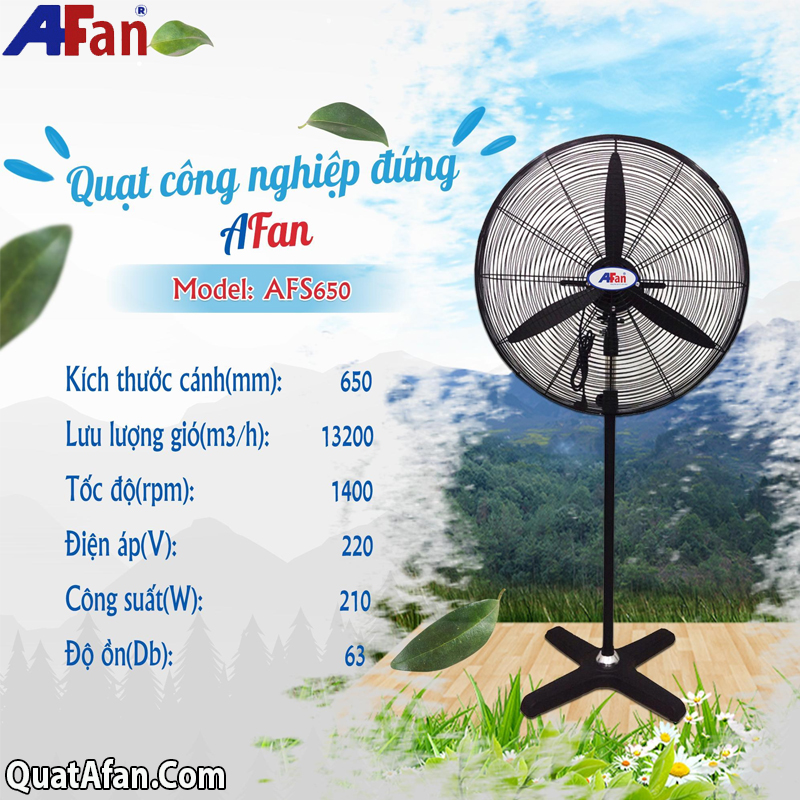 Quạt đứng công nghiệp AFan AFS-650