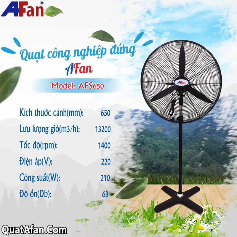 Quạt đứng công nghiệp AFan AFS-650