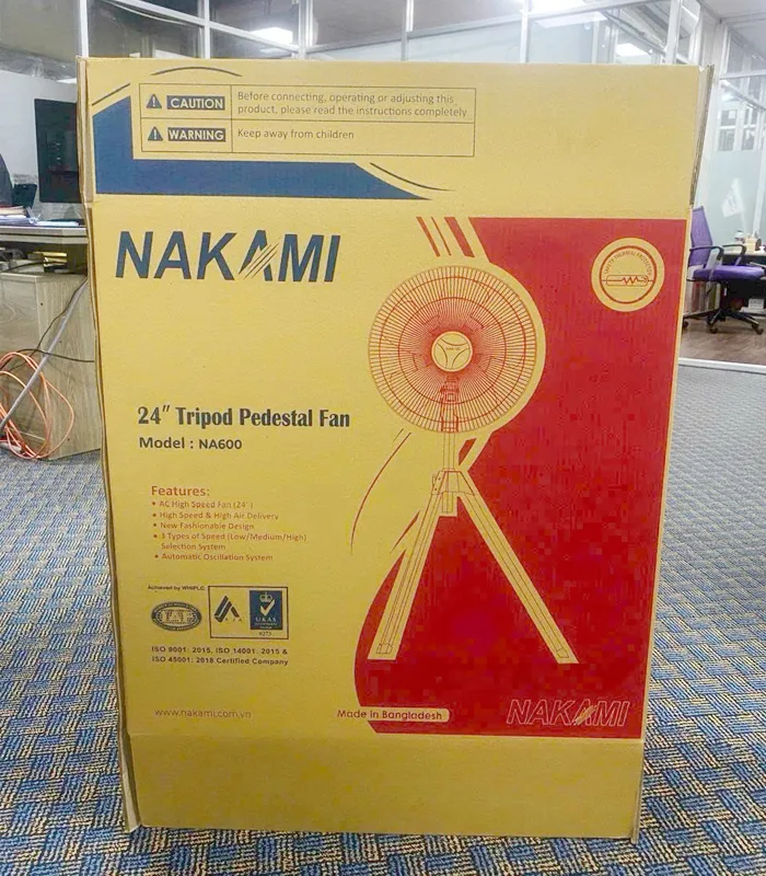 Quạt đứng công nghiệp Nakami NA600
