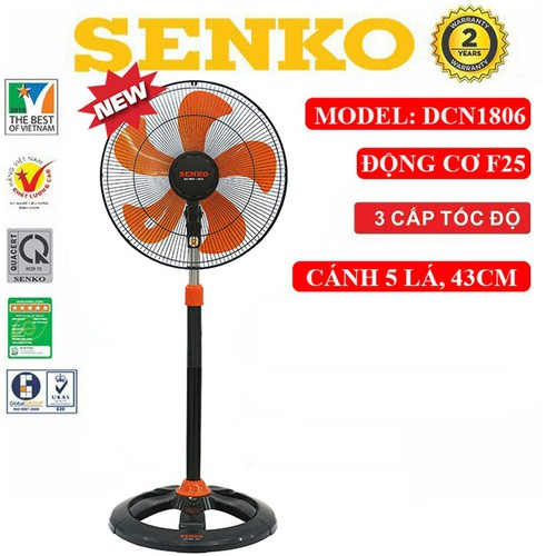 Quạt đứng công nghiệp Senko DCN1806