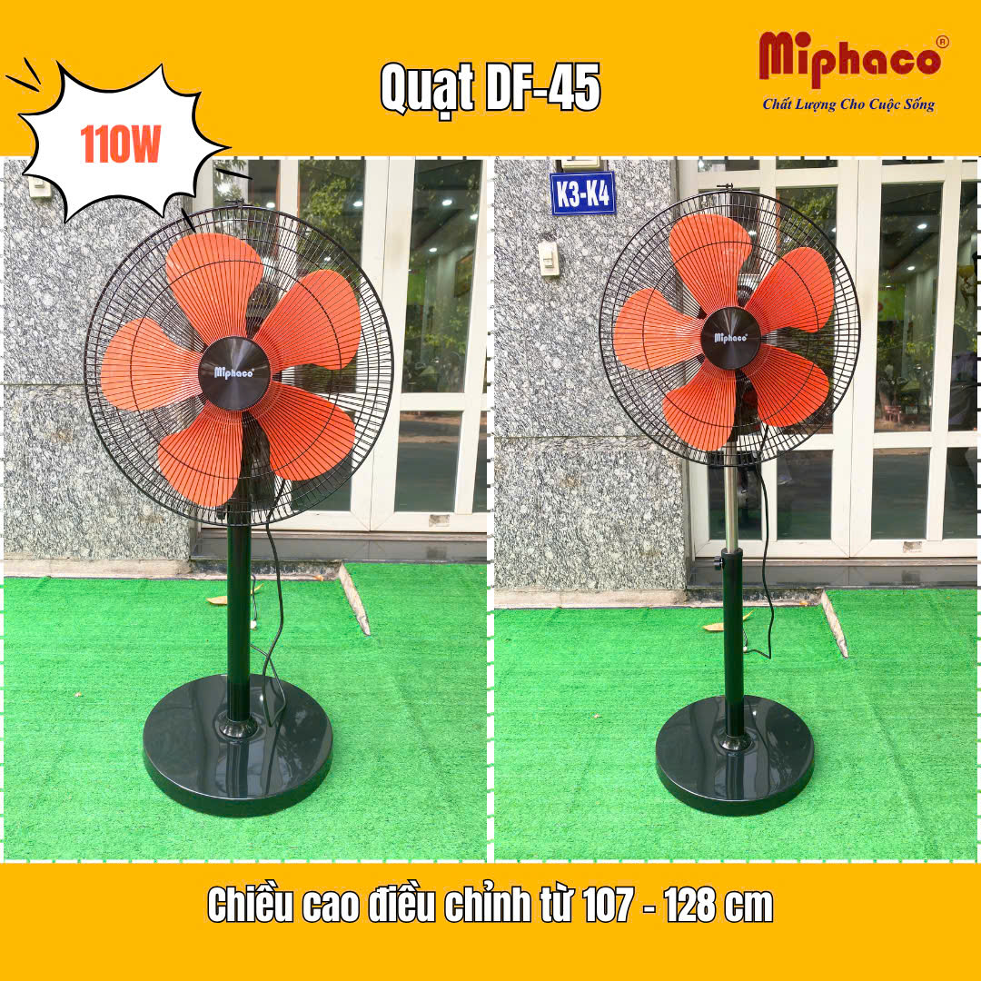 Quạt đứng đa dụng Miphaco DF-45
