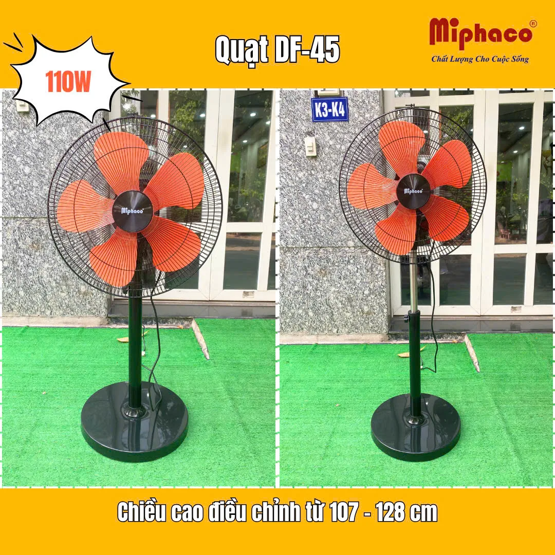 Quạt đứng đa dụng Miphaco DF-45