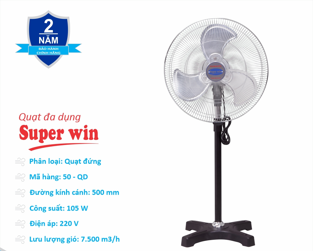 Quạt đứng Super Win 50-QDX