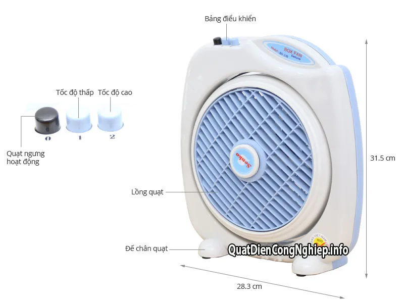 Quạt hộp Senko BD230