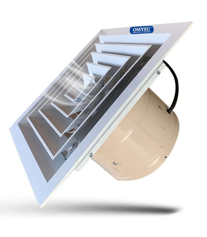 Quạt hút âm trần công nghiệp có ống Omysu AT-600T