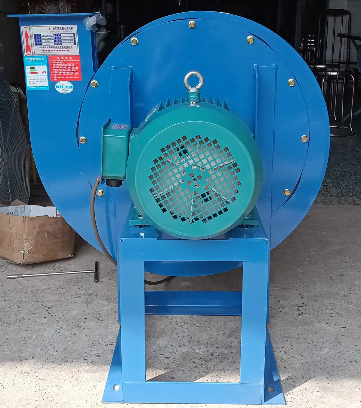 Quạt hút ly tâm siêu cao áp Soffnet 9-19-4.5A (5.5KW)